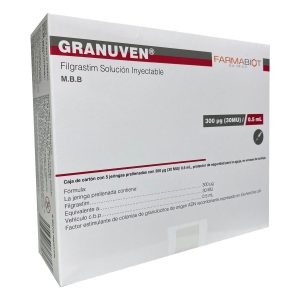 Granuven Filgrastim M.B.B. 300Ug C/5 Jer
