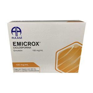 Emicrox Ciclosporina 100Mg 50 mL Emulsion