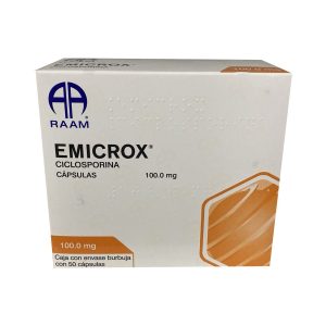 Emicrox Ciclosporina 100Mg C-50 Caps