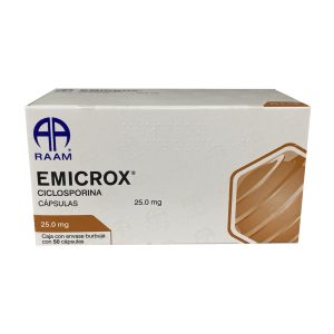 Emicrox Ciclosporina 25Mg C-50 Caps
