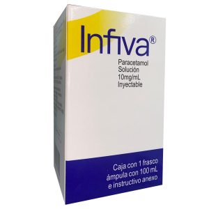 Infiva Paracetamol 100mL 1Gr I.V  Amp